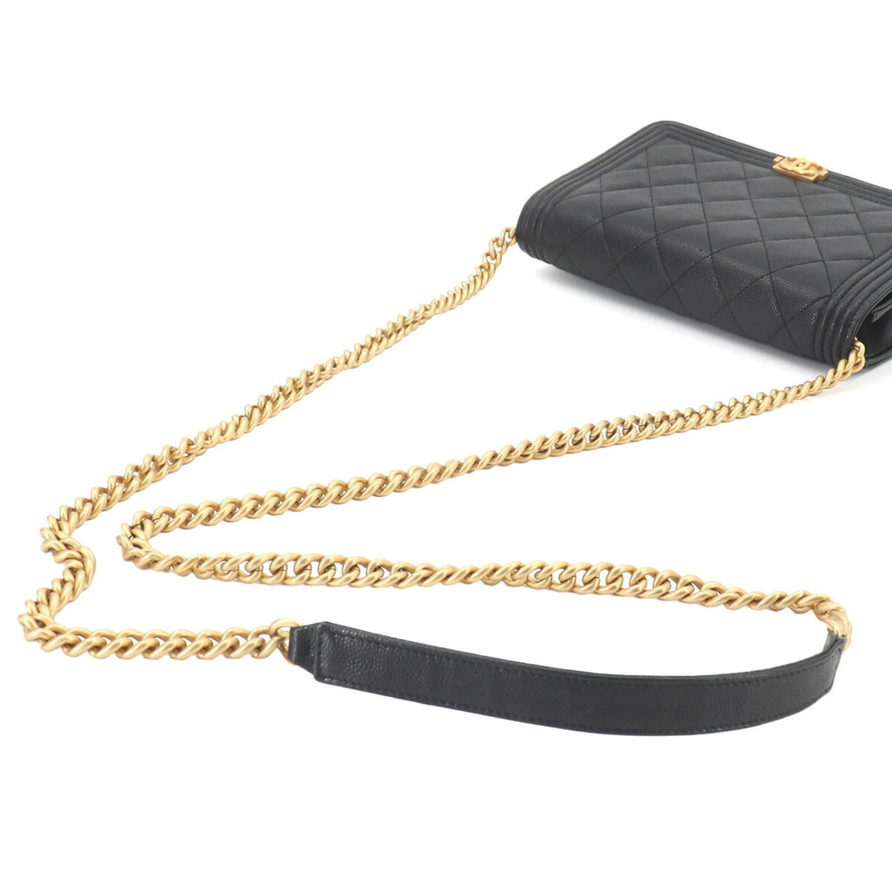 CHANEL Authentic Black Caviar Leather Wallet - Picture 5 of 10